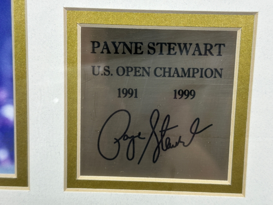 Just Added - Payne Stewart Wall Plaque Featuring Photograph And Replica Of His W.W.J.D. (What Would Jesus Do) Bracelet 16 X 15.5 [Photo 5]