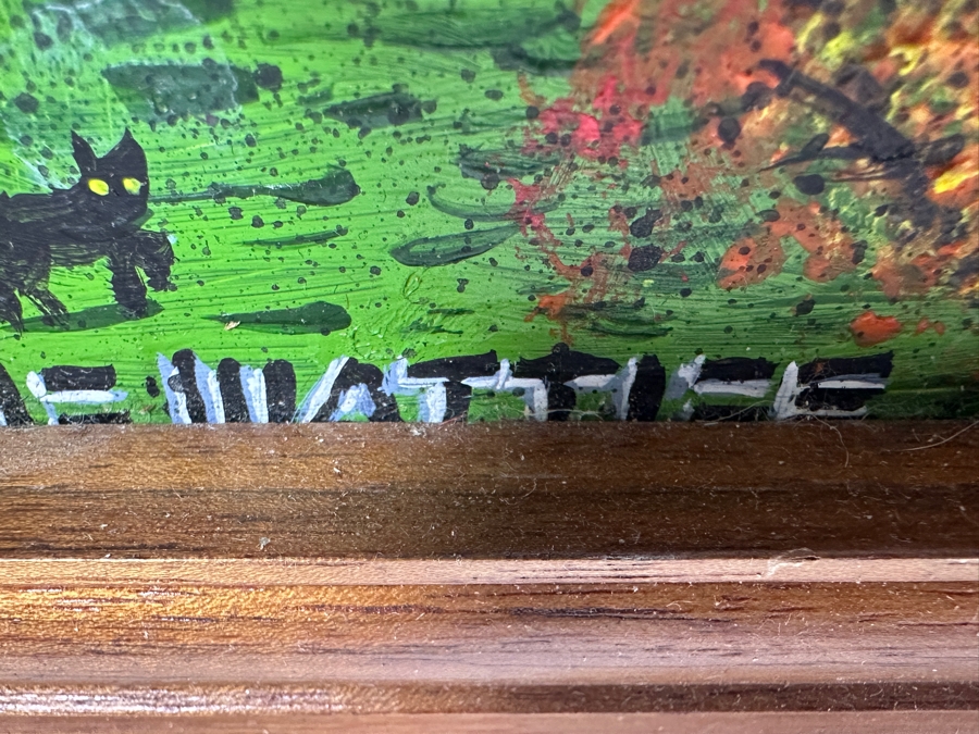 Just Added - Original Folk Art Panting On Paper by Erik Mattice [Photo 13]