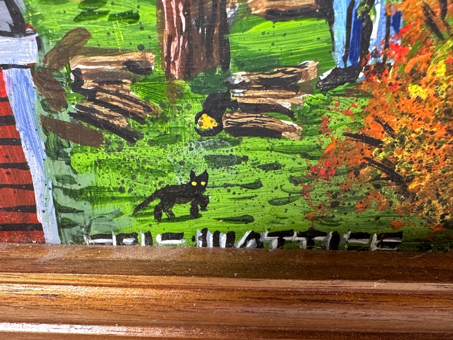 Just Added - Original Folk Art Panting On Paper by Erik Mattice [Photo 11]