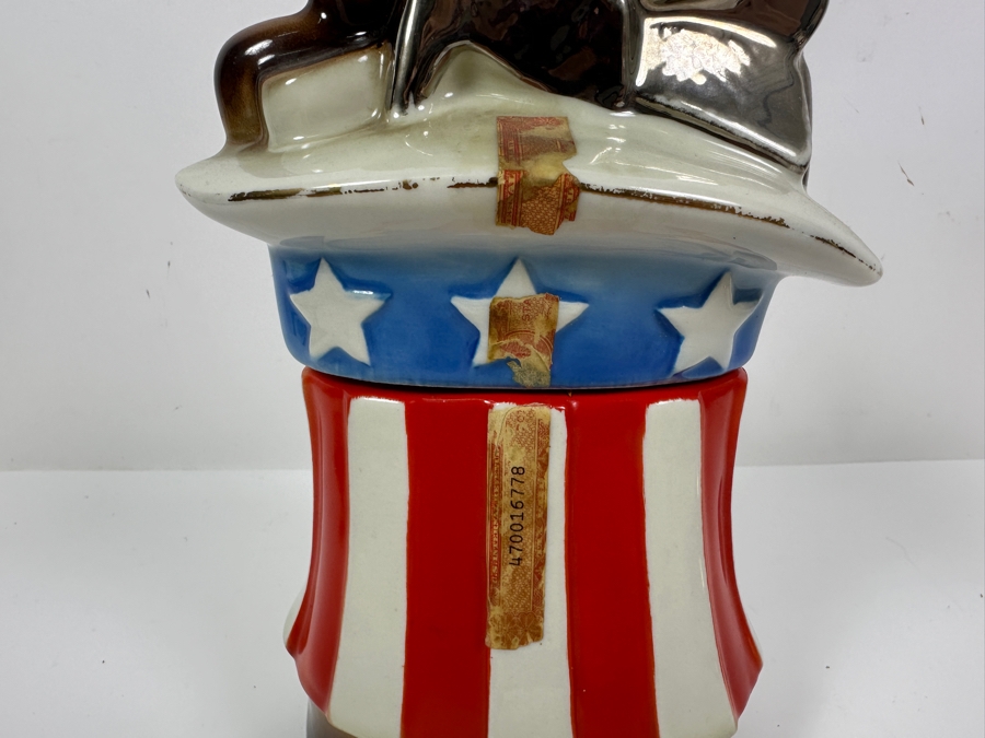 Just Added - Commemorative 1972 U.S. Open Golfing Tournament Pebble Beach, CA Jim Beam Bourbon Decanter 10.5'H [Photo 6]