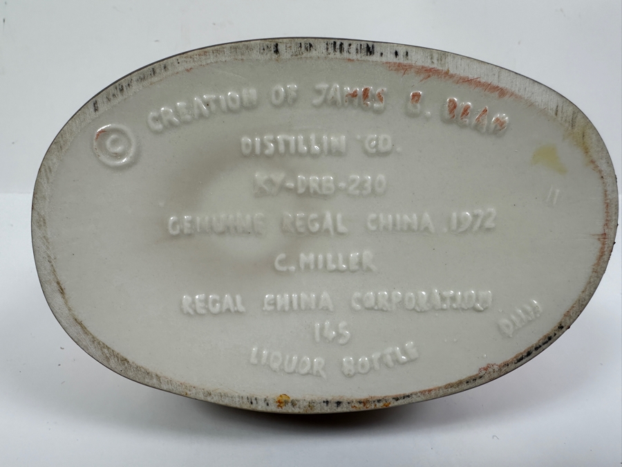 Just Added - Commemorative 1972 U.S. Open Golfing Tournament Pebble Beach, CA Jim Beam Bourbon Decanter 10.5'H [Photo 8]