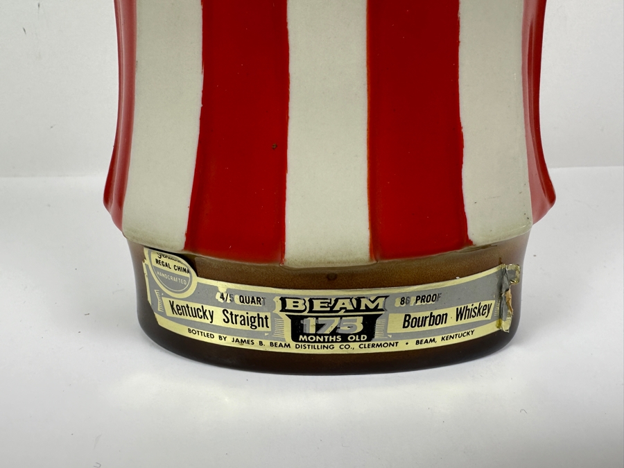 Just Added - Commemorative 1972 U.S. Open Golfing Tournament Pebble Beach, CA Jim Beam Bourbon Decanter 10.5'H [Photo 4]