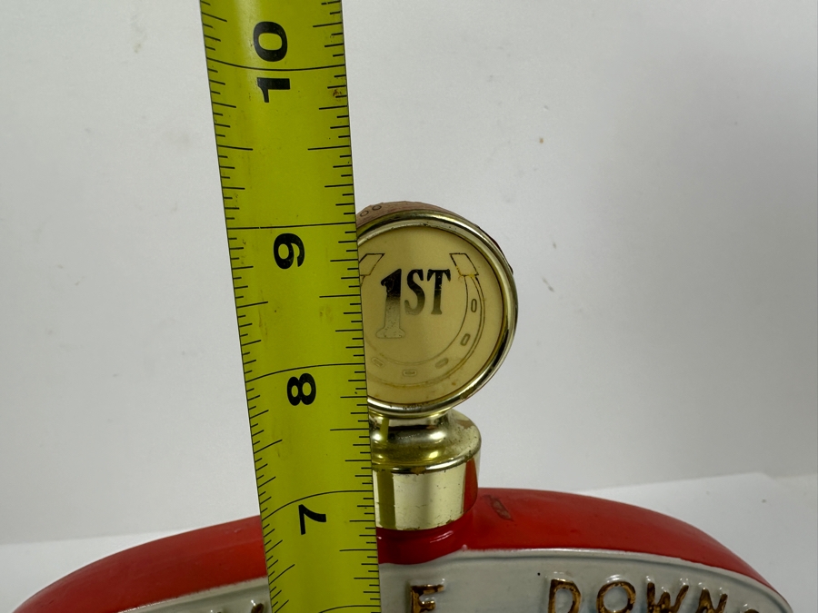 Just Added - Vintage Louisville Downs Racing Derby Jim Beam Bourbon Whiskey Decanter With Liquor 9H [Photo 8]