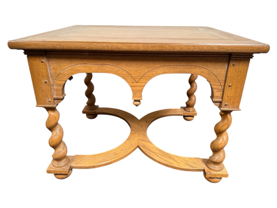 Just Added - Barley Twist Side Table 27.5W X 22.5D X 21H