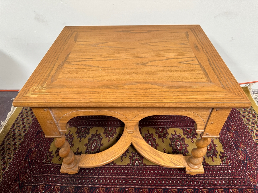 Just Added - Barley Twist Side Table 27.5W X 22.5D X 21H [Photo 5]