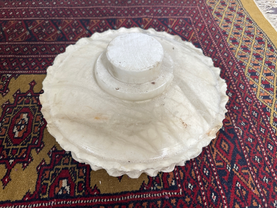 Just Added - Stunning Vintage Carved Marble Pedestal 35.5'H [Photo 9]