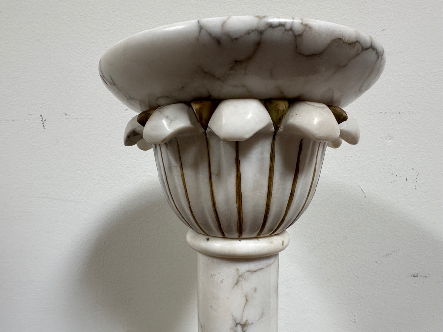 Just Added - Vintage Italian Marble Pedestal Without Top 36'H [Photo 5]