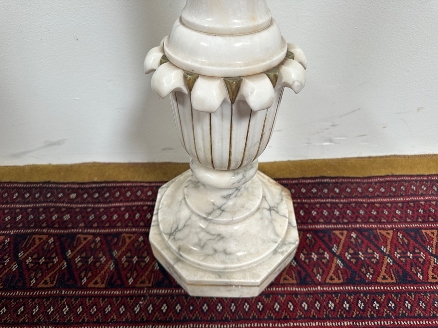 Just Added - Vintage Italian Marble Pedestal Without Top 36'H [Photo 6]