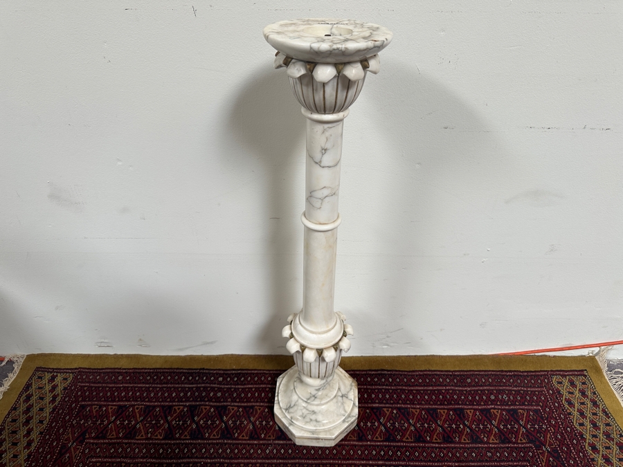 Just Added - Vintage Italian Marble Pedestal Without Top 36'H [Photo 2]