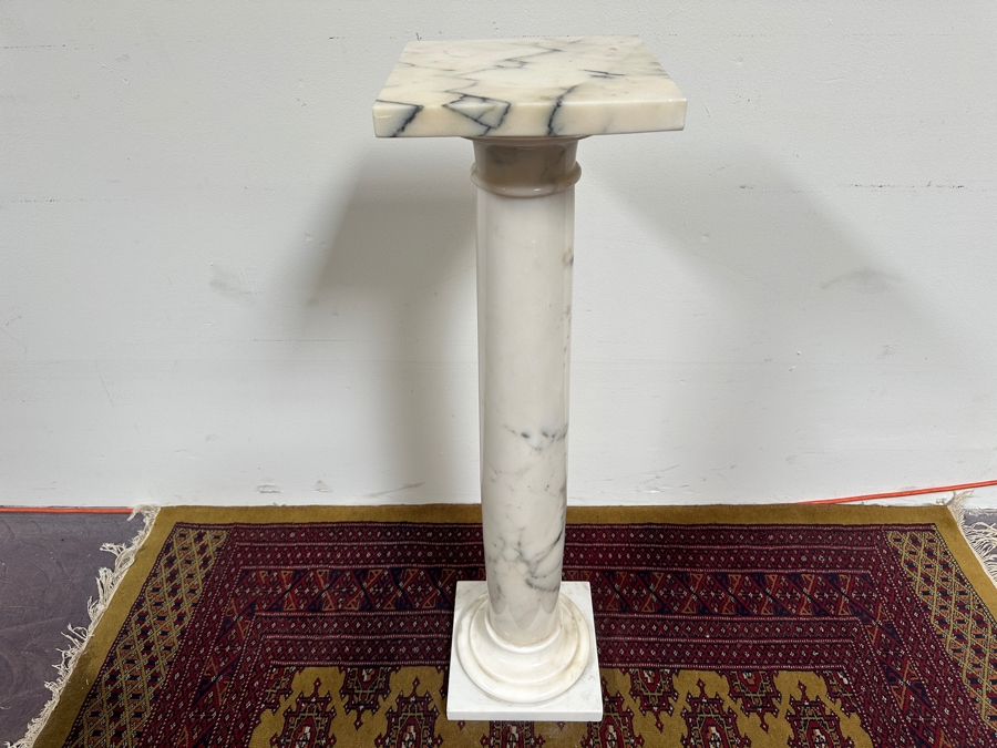 Just Added - Vintage Marble Pedestal 10W X 37.5H [Photo 2]