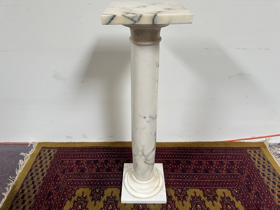 Just Added - Vintage Marble Pedestal 10W X 37.5H [Photo 4]
