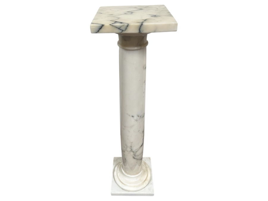 Just Added - Vintage Marble Pedestal 10W X 37.5H