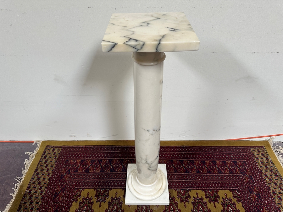 Just Added - Vintage Marble Pedestal 10W X 37.5H [Photo 3]