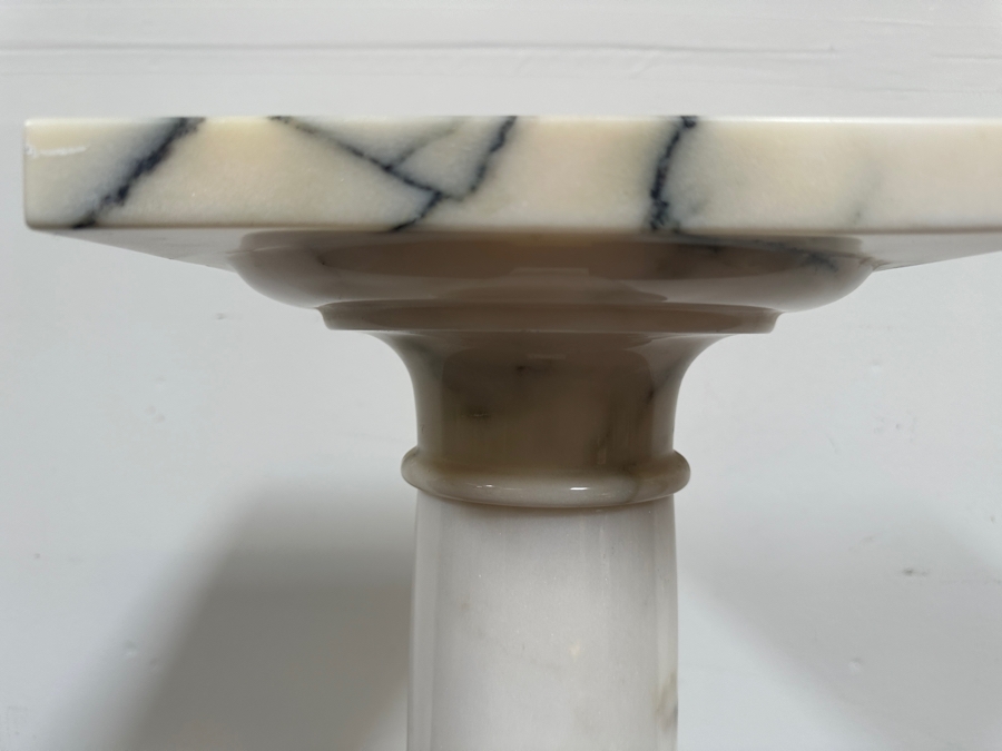 Just Added - Vintage Marble Pedestal 10W X 37.5H [Photo 6]