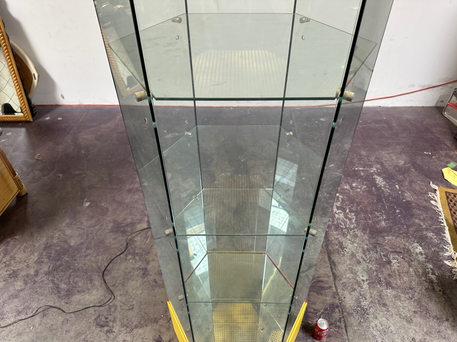 Just Added - Vintage Steiff Bear Button In The Ear Mercantile Store Display Cabinet Perfect For Displaying For Collection Of Steiff Bears 27W X 93H [Photo 8]