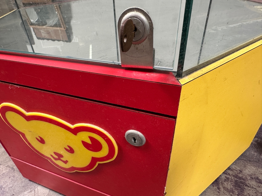 Just Added - Vintage Steiff Bear Button In The Ear Mercantile Store Display Cabinet Perfect For Displaying For Collection Of Steiff Bears 27W X 93H [Photo 10]