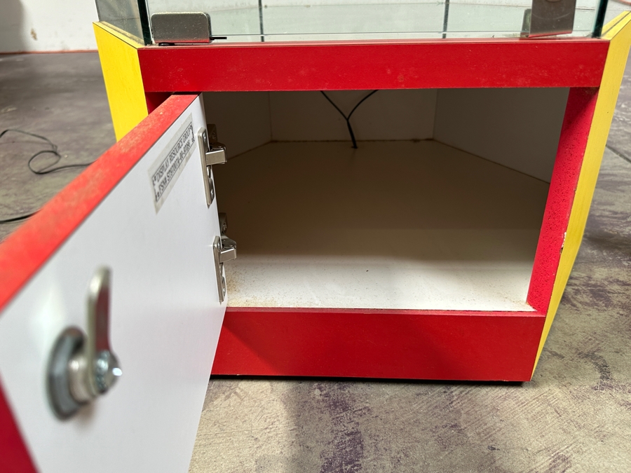 Just Added - Vintage Steiff Bear Button In The Ear Mercantile Store Display Cabinet Perfect For Displaying For Collection Of Steiff Bears 27W X 93H [Photo 12]