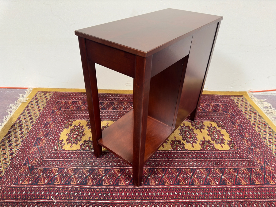 Just Added - Levenger 'No-Room-for-a-Table' Table with Drawers 11.25'W x 24'D x 24'H $429.50 Retail [Photo 9]