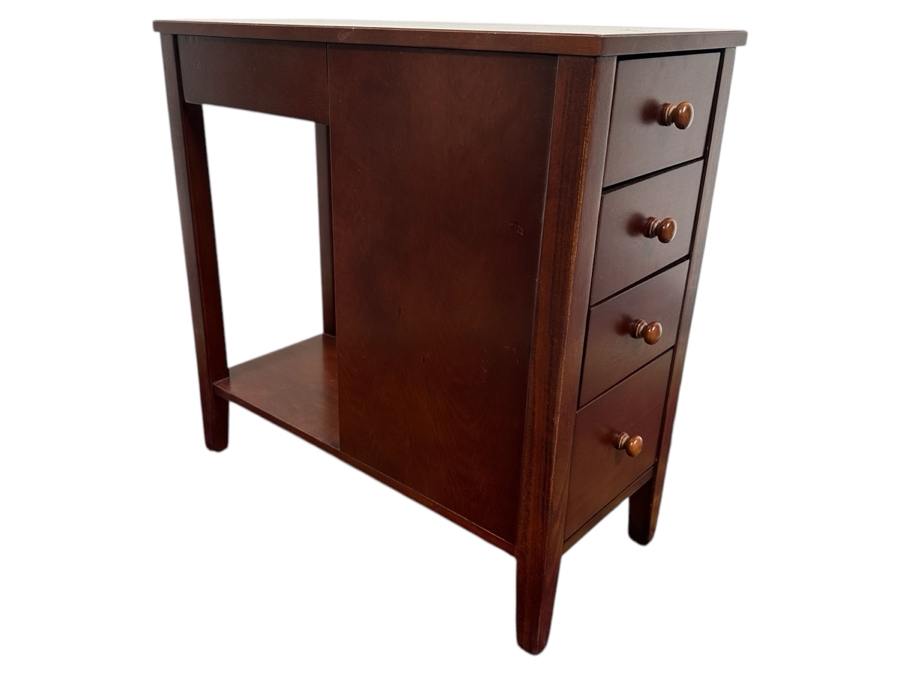 Just Added - Levenger 'No-Room-for-a-Table' Table with Drawers 11.25'W x 24'D x 24'H $429.50 Retail