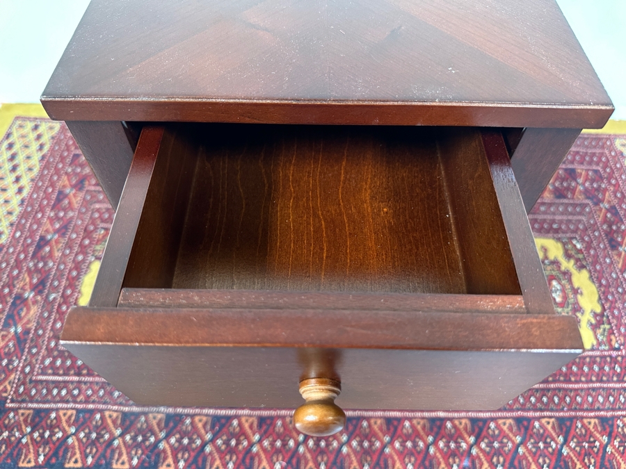 Just Added - Levenger 'No-Room-for-a-Table' Table with Drawers 11.25'W x 24'D x 24'H $429.50 Retail [Photo 4]