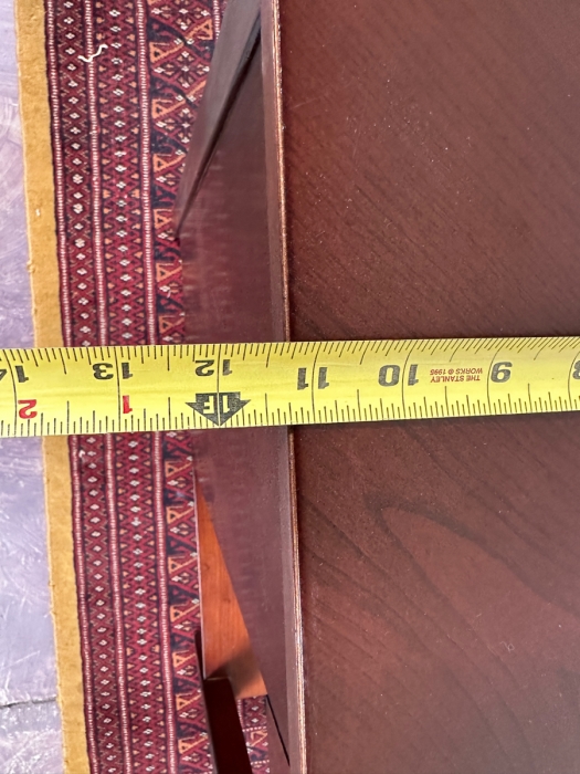 Just Added - Levenger 'No-Room-for-a-Table' Table with Drawers 11.25'W x 24'D x 24'H $429.50 Retail [Photo 15]