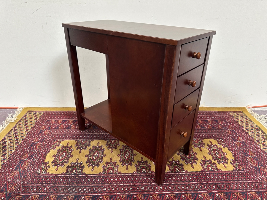 Just Added - Levenger 'No-Room-for-a-Table' Table with Drawers 11.25'W x 24'D x 24'H $429.50 Retail [Photo 7]