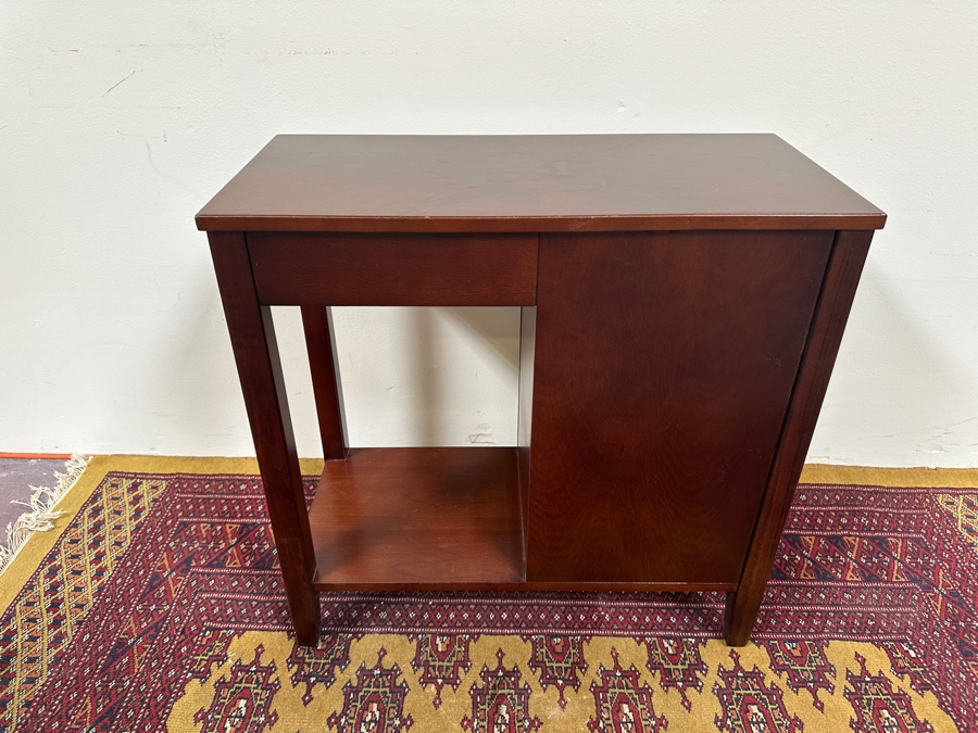 Just Added - Levenger 'No-Room-for-a-Table' Table with Drawers 11.25'W x 24'D x 24'H $429.50 Retail [Photo 8]