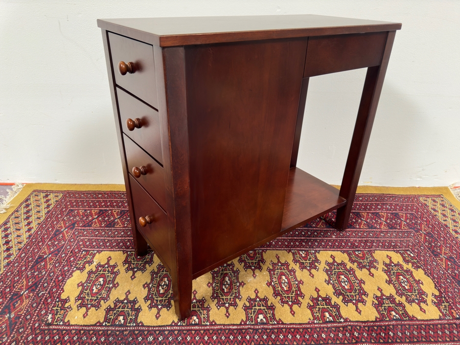 Just Added - Levenger 'No-Room-for-a-Table' Table with Drawers 11.25'W x 24'D x 24'H $429.50 Retail [Photo 10]