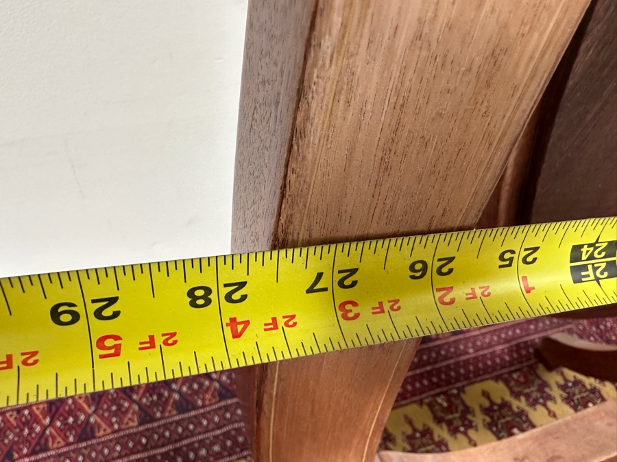 Just Added - Vintage Framed Oval Wooden Full Length Cheval Mirror 27.5'W x 68'H [Photo 9]