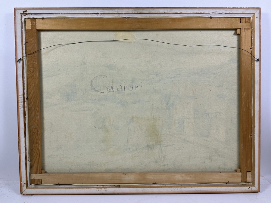 Just Added - Sol Gorbea (1934-1995) Original Abstract Oil Painting On Canvas 29 X 21.5 Framed 32 X 25 [Photo 11]