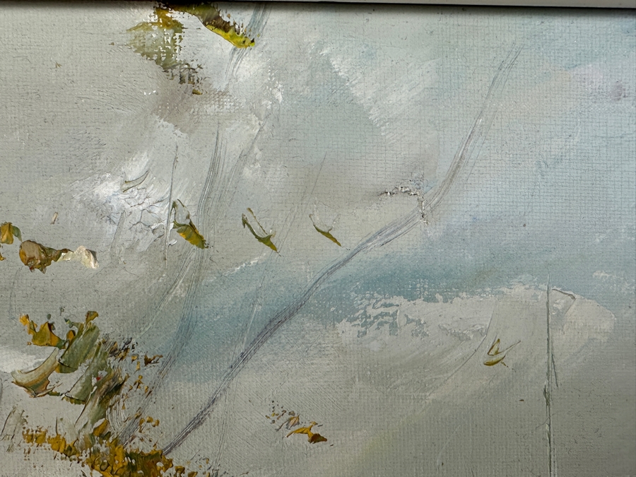 Just Added - Sol Gorbea (1934-1995) Original Abstract Oil Painting On Canvas 29 X 21.5 Framed 32 X 25 [Photo 8]