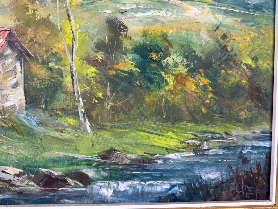 Just Added - Sol Gorbea (1934-1995) Original Abstract Oil Painting On Canvas 29 X 21.5 Framed 32 X 25 [Photo 6]