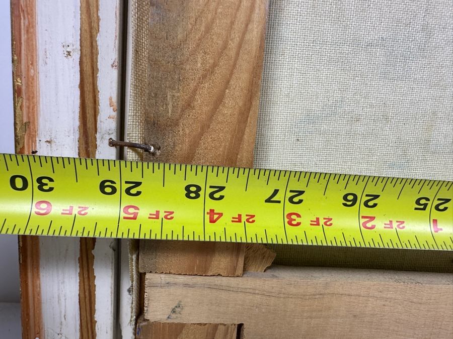 Just Added - Sol Gorbea (1934-1995) Original Abstract Oil Painting On Canvas 29 X 21.5 Framed 32 X 25 [Photo 14]