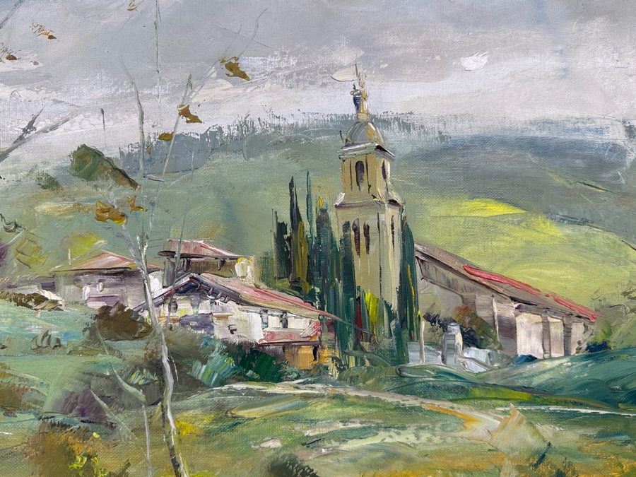 Just Added - Sol Gorbea (1934-1995) Original Abstract Oil Painting On Canvas 29 X 21.5 Framed 32 X 25 [Photo 7]