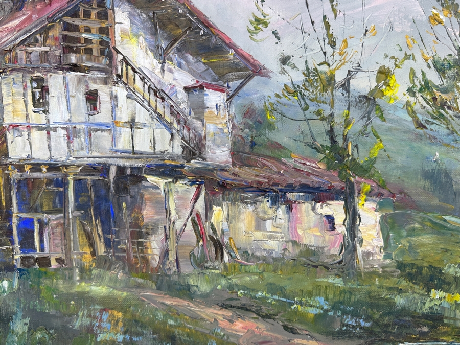 Just Added - Sol Gorbea (1934-1995) Original Abstract Oil Painting On Canvas 29 X 21.5 Framed 32 X 25 [Photo 5]