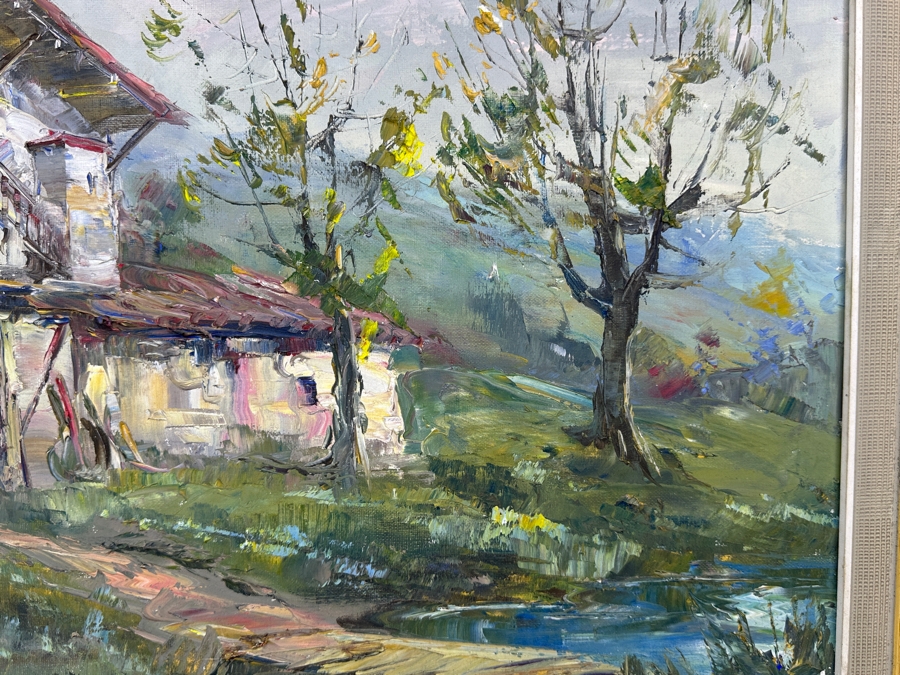 Just Added - Sol Gorbea (1934-1995) Original Abstract Oil Painting On Canvas 29 X 21.5 Framed 32 X 25 [Photo 7]