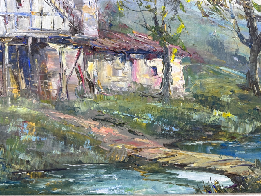 Just Added - Sol Gorbea (1934-1995) Original Abstract Oil Painting On Canvas 29 X 21.5 Framed 32 X 25 [Photo 6]