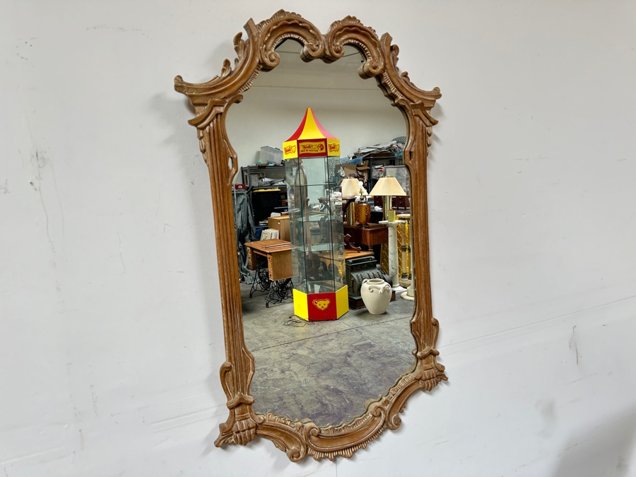 Just Added - Antique Italian Rococo Style Wall Mirror 25'W x 41'H [Photo 3]