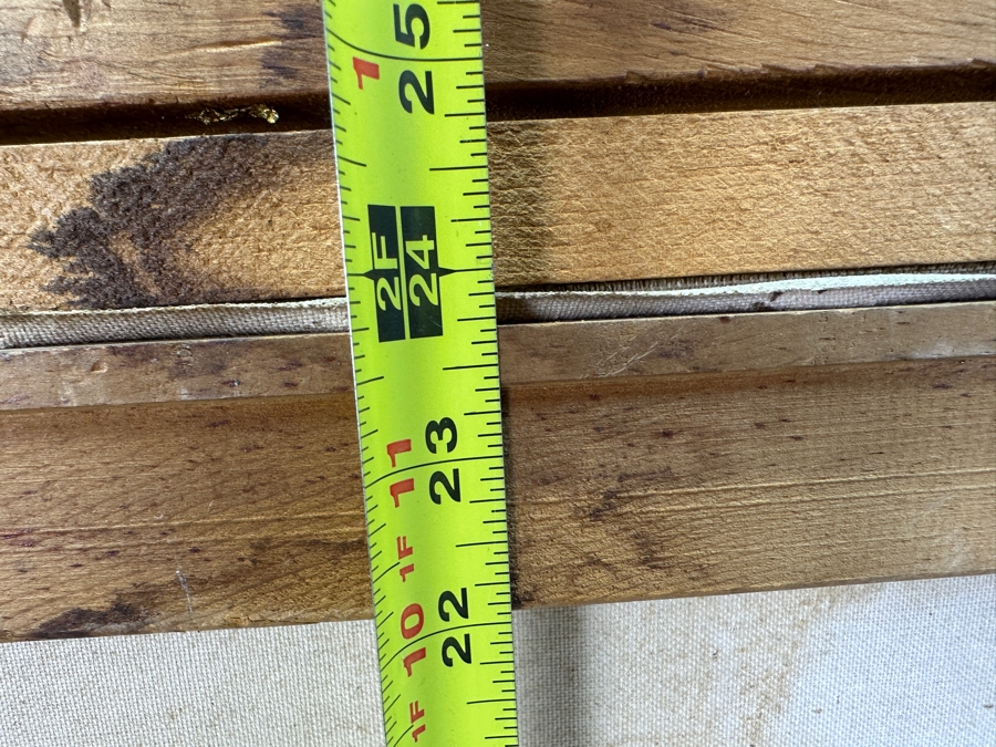 Just Added - Bill Newsom (20th Century, American) Original Mid-Century Abstract Painting On Canvas Of Venice Canal Scene 36 X 24 Framed 44.5 X 32.5 [Photo 16]