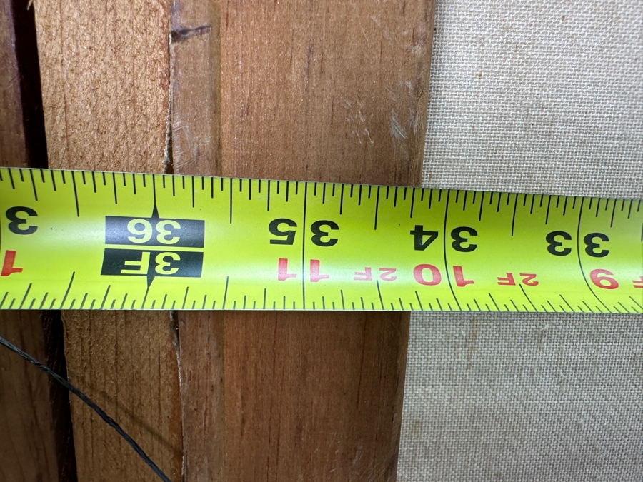 Just Added - Bill Newsom (20th Century, American) Original Mid-Century Abstract Painting On Canvas Of Venice Canal Scene 36 X 24 Framed 44.5 X 32.5 [Photo 15]