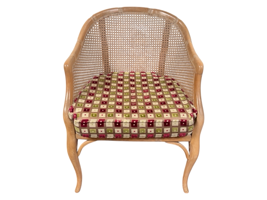 Just Added - Cane Back Wooden Armchair 33'H [Photo 1]