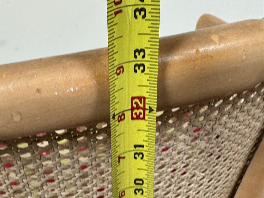 Just Added - Cane Back Wooden Armchair 33'H [Photo 7]