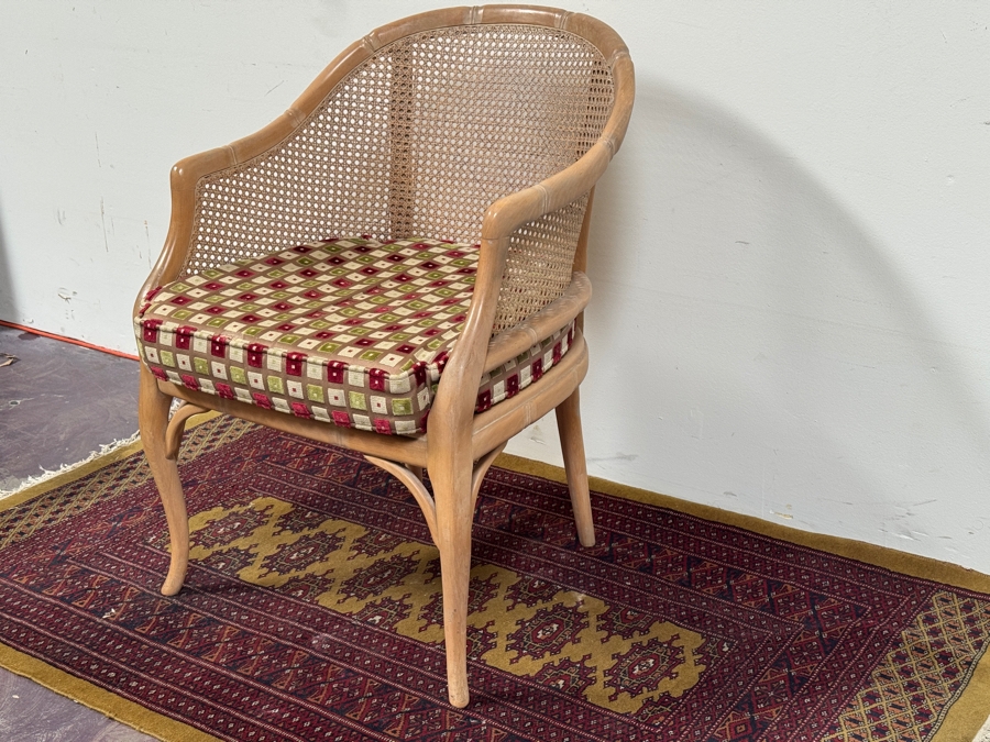 Just Added - Cane Back Wooden Armchair 33'H [Photo 4]