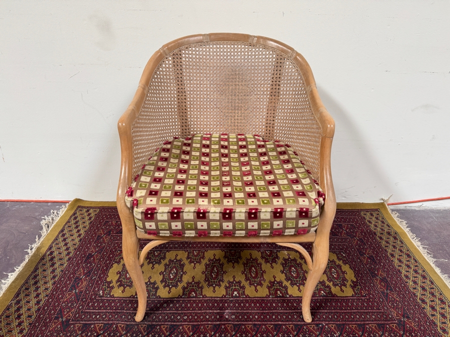 Just Added - Cane Back Wooden Armchair 33'H [Photo 2]
