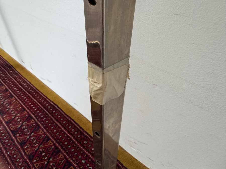 Just Added - Curved Chrome Rolling Clothing Rack 42'W x 60'H [Photo 4]