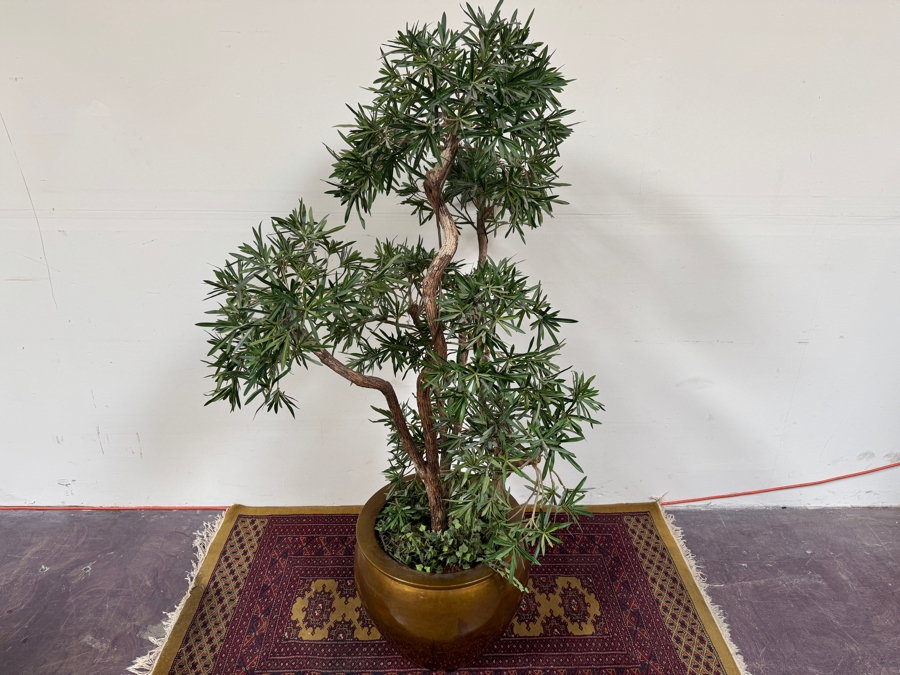 Just Added - Artificial Indoor Buddhist Pine Potted Plant 65'H [Photo 3]