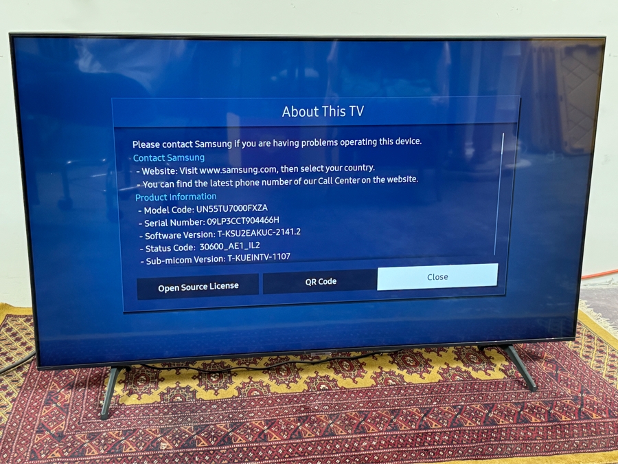 Just Added - Samsung 55' Smart TV Model #UN55TU7000FXZA [Photo 2]