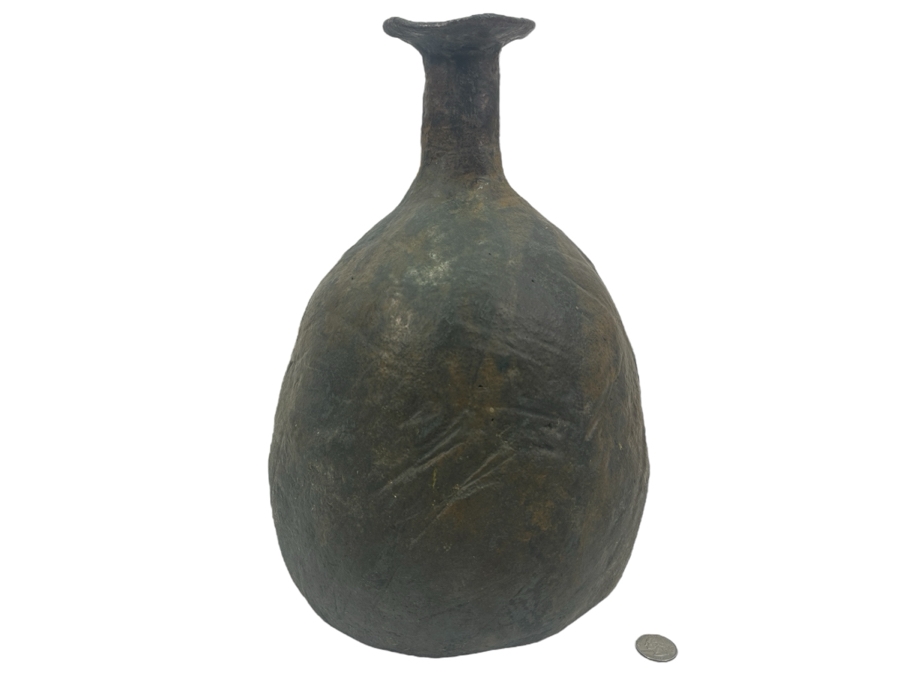 Just Added - Vintage Mid-Century Art Pottery Vase Signed AK 14'H