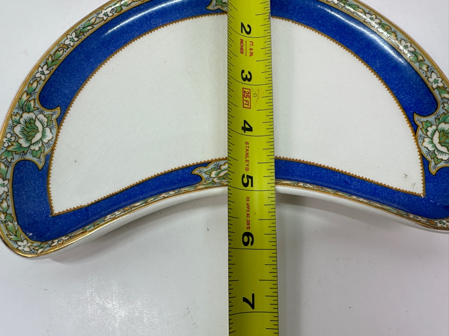 Just Added - Set of (6) W.H. Grindley Crescent Salad Plates Made in England 8.75'W x 6'D [Photo 7]