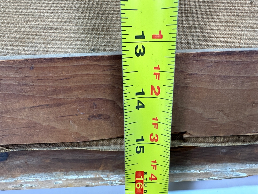 Just Added - Antique Original Oil Painting On Canvas 12 X 15 In Antique Gilt Frame 15.5 X 18.5 Signed Lower Right Signature Illegible [Photo 7]